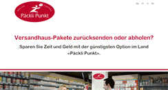 Desktop Screenshot of paeckli-punkt.ch